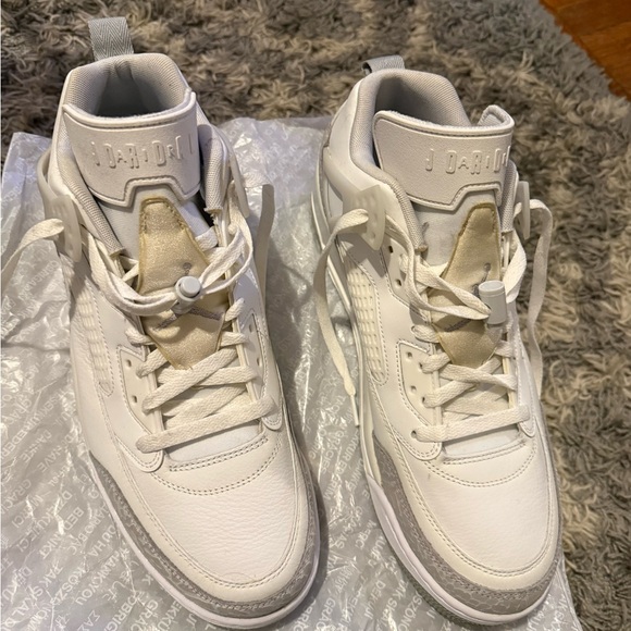 Jordan Other - Jordan Men's Cream High-Top Sneakers